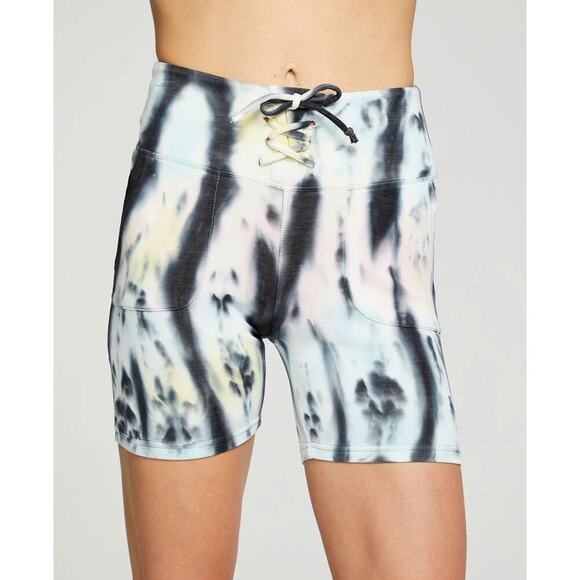 NEW Chaser Lounge Knit Strappy Back Bralette and Bike Shorts Set - Picture 3 of 16